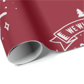 Verwarde kerstcadeautjes cadeaupapier (Rol Hoek)