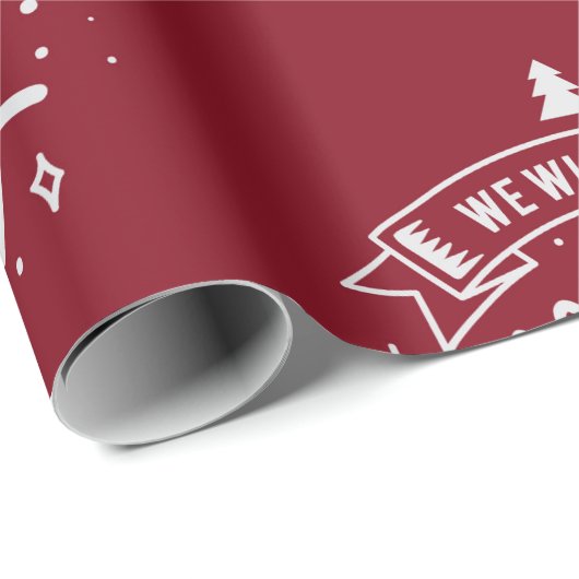 Verwarde kerstcadeautjes cadeaupapier (Rol Hoek)