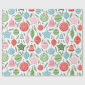 Verwarde kerstcadeautjes voor sierdoeleinden cadeaupapier (Vlak)