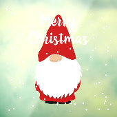 Verwarde kerstkoepeldecoratie raamsticker (Vel 3)