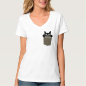 Verwarde Kitten Cat Australian Joey Humor T-shirt (Voorkant)
