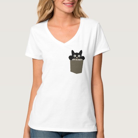 Verwarde Kitten Cat Australian Joey Humor T-shirt (Voorkant)