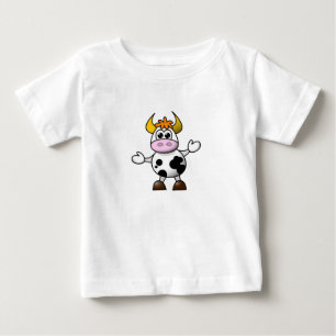 Verwarde Koe Baby Top