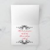 Verwarde Liefde Feestdagen Kaart (Binnen)