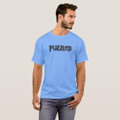 Verwarde Logo Heren Lichtblauw T-shirt (Voorkant volledig)