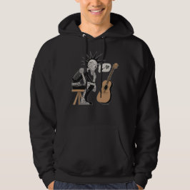 Verwarde muziekrobot hoodie
