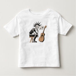 Verwarde muziekrobot kinder shirts