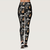 Verwarde muziekrobot leggings (Achterkant)