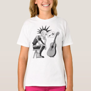 Verwarde muziekrobot t-shirt