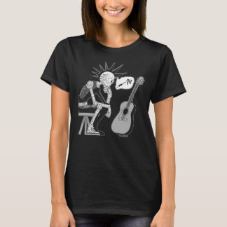 Verwarde muziekrobot t-shirt