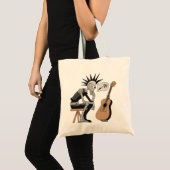 Verwarde muziekrobot tote bag (Voorkant (product))