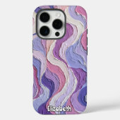 verwarde pastelgolven Case-Mate iPhone case (Achterkant)