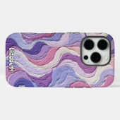 verwarde pastelgolven Case-Mate iPhone case (Achterkant (horizontaal))