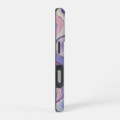 verwarde pastelgolven iPhone hoesje (Rechterkant)