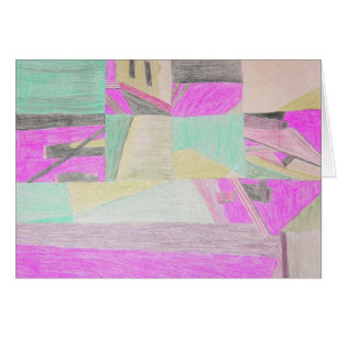 Verwarde scène—magenta kaart