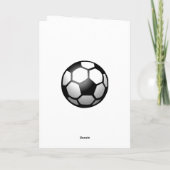 Verwarde Voetbaldoelman Kaart (Achterkant)