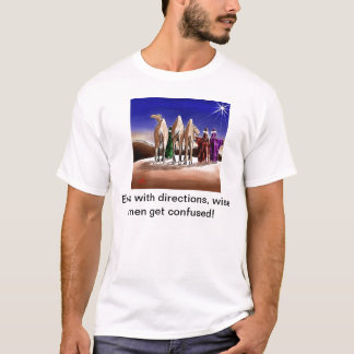 Verwarde wijze mannen t-shirt