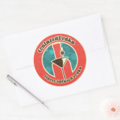 Verwarde wodka Stickers (Envelop)