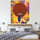 Verwardheid door Michael Moffa Canvas Afdruk (Insitu (Slaapkamer))