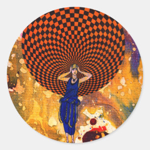 Verwardheid door Michael Moffa Ronde Sticker