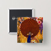 Verwardheid door Michael Moffa Vierkante Button 5,1 Cm (Voorkant /achterkant)