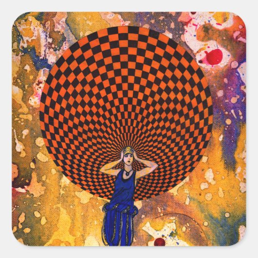 Verwardheid door Michael Moffa Vierkante Sticker (Voorkant)