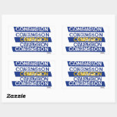 Verwardheid Rechthoekige Sticker (Vel)