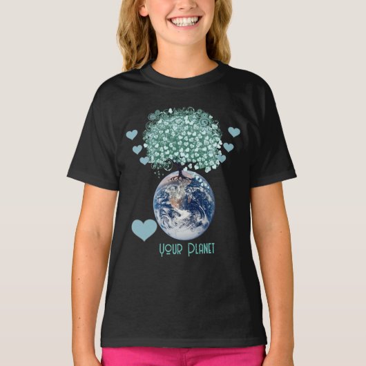 Verwarm je planeet! Ultra Cute T-shirt (Voorkant)