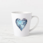 Verwarm mijn ijskoude hart, persoonlijk latte mok (Rechts)