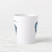Verwarm mijn ijskoude hart, persoonlijk latte mok (Voorkant)