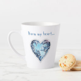 Verwarm mijn ijskoude hart, persoonlijk latte mok