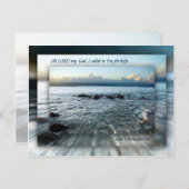 Verwarmd...bidden Briefkaart (Voorkant / Achterkant)