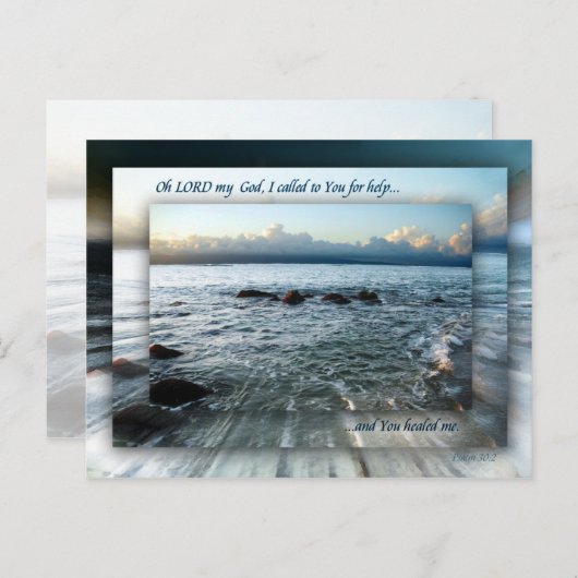 Verwarmd...bidden Briefkaart (Voorkant / Achterkant)