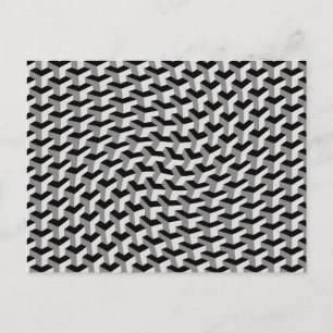 Verwarmd Briefkaart voor verlichting van geometris