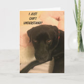 "VERWARMD LAB" KAN NIET GELOVEN DAT JE 70 BENT! KA KAART (Voorkant)