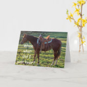 "VERWARMD-NAY BRAY OF WAAROM" VOOR UW BIRTHDAY CA KAART (Gele Bloem)