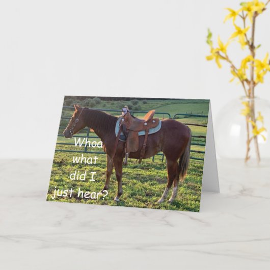 "VERWARMD-NAY BRAY OF WAAROM" VOOR UW BIRTHDAY CA KAART (Gele Bloem)