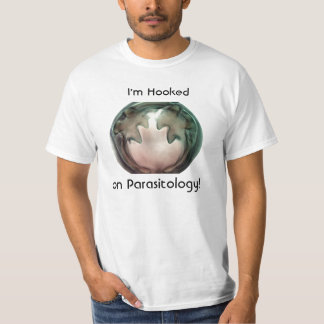 Verwarmd op parasitologie t-shirt