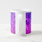 Verwarmd Paars Linear2 - KoffieMok Grote Koffiekop (Achterkant)