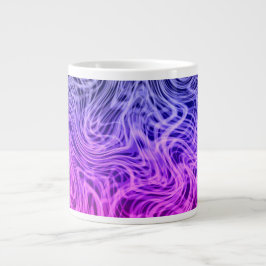 Verwarmd Paars Linear2 - KoffieMok Grote Koffiekop