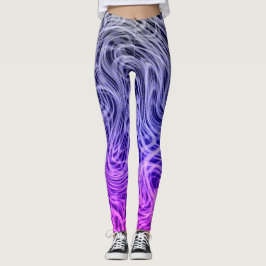 Verwarmd Paars Linear2 - Leggings