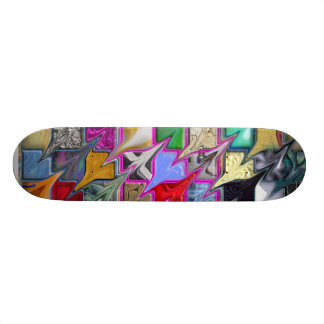 Verwarmd Patroonstijl Kleurrijk Skateboard
