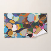 Verwarmd polychrome cirkelpatroon handdoek (Handdoek)