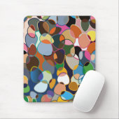Verwarmd polychrome cirkelpatroon muismat (Met muis)