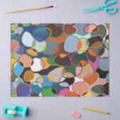 Verwarmd polychrome cirkelpatroon tissuepapier (Craft)