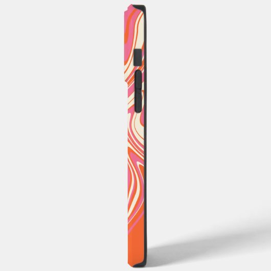 Verwarmd - Roze, Oranje en crème Case-Mate iPhone Case (Achterkant / Links)