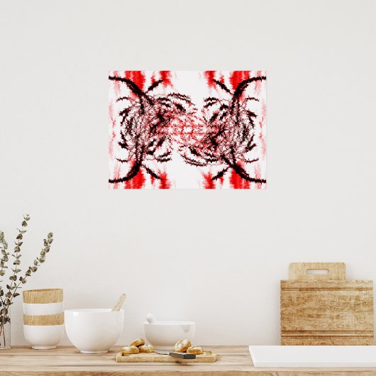 Verwarmde discussie poster (Keuken)