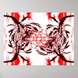 Verwarmde discussie poster