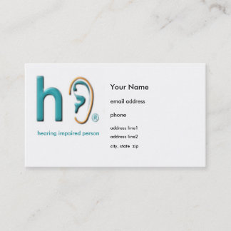 Verwarmde identiteitskaarten visitekaartje