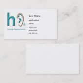 Verwarmde identiteitskaarten visitekaartje (Voorkant / Achterkant)